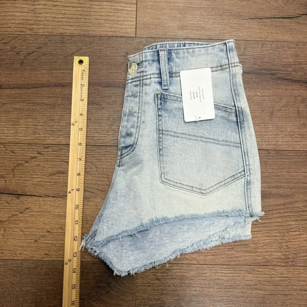 WE THE FREE PEOPLE CRVY Santa‎ Cruz Jean shorts
